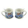 Set 2 cani realizate din ceramica cu accesorii - Design Coffee - Diverse modele (Model 2)