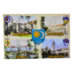 Magnet frigider din plastic, Szekelyfold 8x5 CM