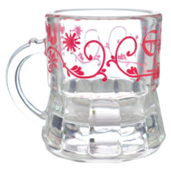 Pahar realizat din sticla pentru lichior/snaps - Design Erdely