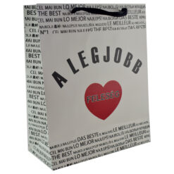 Punga cadou din hartie 26x32 CM, A legjobb Feleseg/The best Wifwe