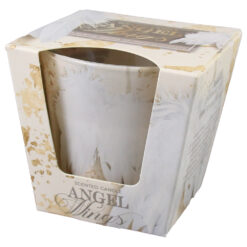 Lumanare de Craciun parfumata in pahar 115 gr, Angel Wings