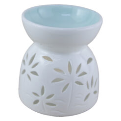 Candela aromaterapie din ceramica cu flori 10 CM