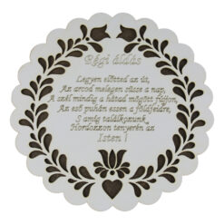 Suport oale traforaj din lemn "Regi Aldas" 20 CM