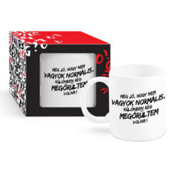 Cana ceramica 300 ml "Meg jo, hogy...", in cutie decorativa