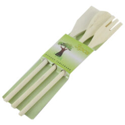 Set 3 ustensile bucatarie din lemn 30 CM, Wooden tableware