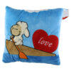 Perna de plus decorat cu miel "Love" 34x34 CM