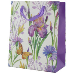 Punga cadou din hartie 18x23 CM - Glitter Floral