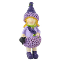 Figurina din rasina, Copil Lavanda 12 CM, Mov