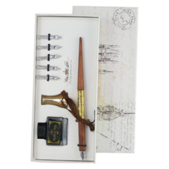 Set Stilou Vintage Calligraphy - 8 piese