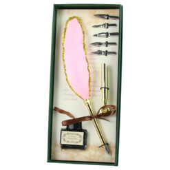 Set Pana de scris Vintage "Enjoy Your Life" - 8 piese