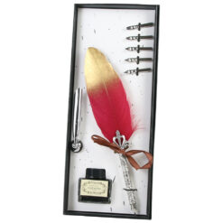 Set Pana de scris Vintage Gold - 8 piese