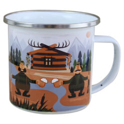 Cana metalica emailata 240 ml, Vanatorul & Pescarul
