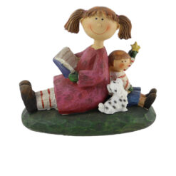 Figurina decor Copii cu caine 14 CM