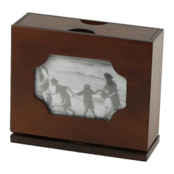 Album foto din lemn 72 poze 10x15 CM, rotativ, 18x15 CM