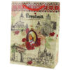 Punga cadou din hartie laminata 17x23, Romania, traditionala
