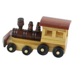 Locomotiva vintage din lemn 12 CM, Macheta