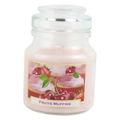 Lumanare parfumata in borcan Fruits Muffins 130 gr
