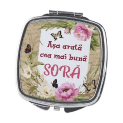 Oglinda de buzunar "Asa arata cea mai buna Sora", 6.5 CM