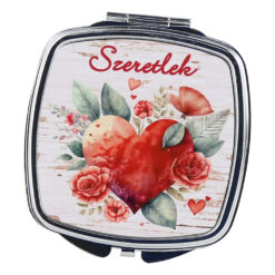 Oglinda de buzunar "Szeretlek", inima 7 CM