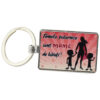 Breloc din metal "Femeile puternice sunt mame de baieti!" 7 CM