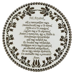 Suport oale traforaj din lemn 20 CM, "Mi Atyank"