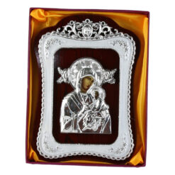 Icoana pe lemn, relief 19x25 CM, Maria cu pruncul