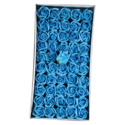 Trandafiri de sapun, 5 CM, 50 de bucata/cutie - Albastru