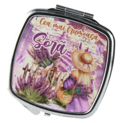 Oglinda de buzunar "Cea mai frumoasa Sora", Lavanda