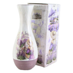 Vaza din ceramica Lavender 12x29 CM, in cutie decorativa, M.233
