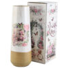 Vaza din ceramica Roses 11x29 CM, in cutie decorativa, M.302
