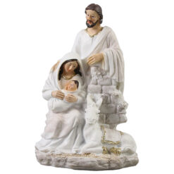 Decoratiune Sfanta Familie 8x13 CM, din rasina, Betleem