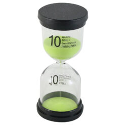 Clepsidra 10 minute, din sticla 4x10CM, "Happy Time"