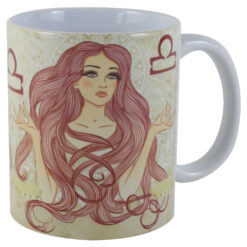 Cana ceramica Zodia Balanta, 330 ml