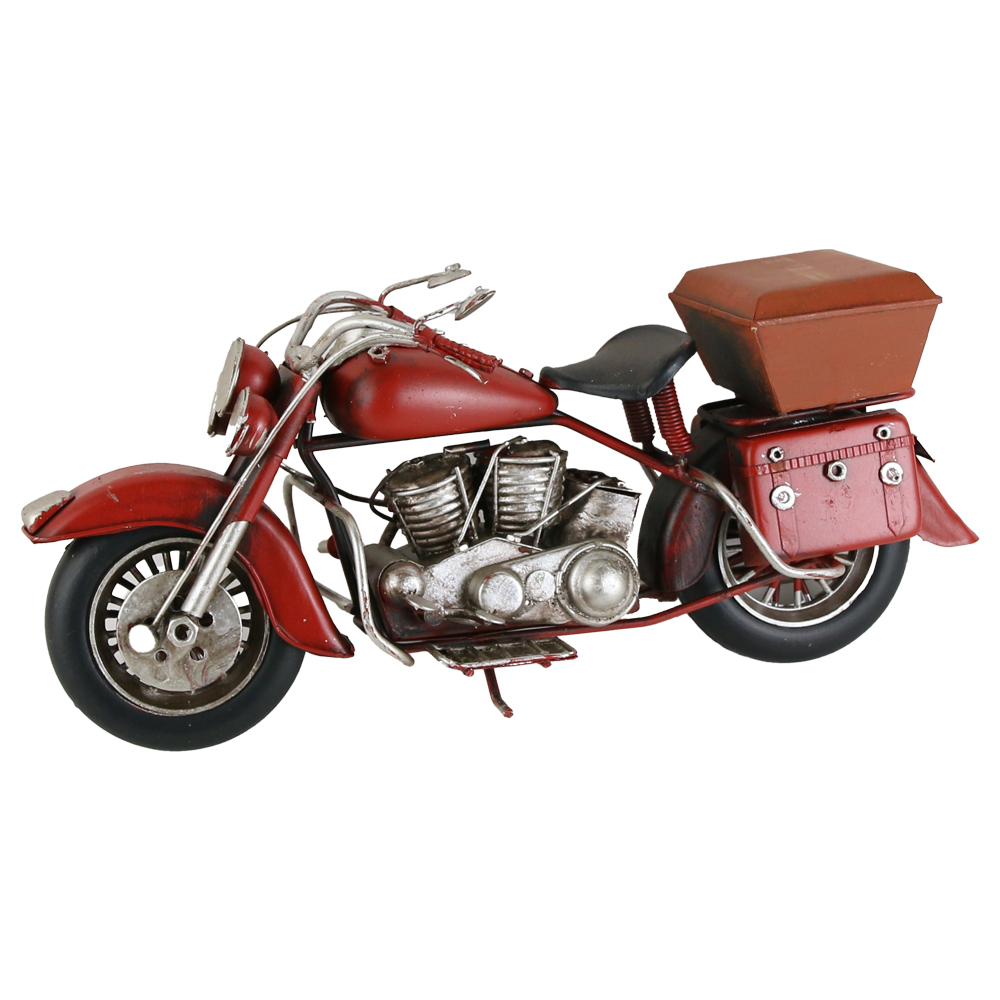 Motocicleta decorativa retro, din metal 27x7x13 CM
