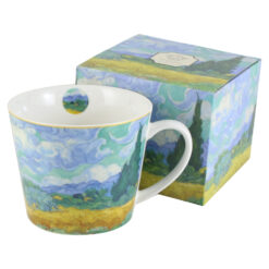 Cana portelan 600 ml "Wheat Field" de V. van Gogh, in cutie decorativa