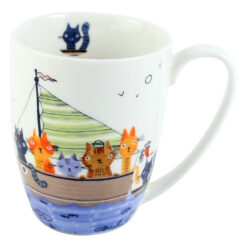 Cana portelan "Cats World, Cat Crew " 350 ml, Pisici