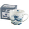 Cana din portelan 600 ml "The great Wave"de Hokusai, in cutie decorativa