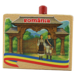 Cutie Sarpe "Romania" 8x6.5 CM, Poarta traditionala