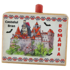 Cutie Sarpe "Romania" 8x6.5 CM, Castelul Bran