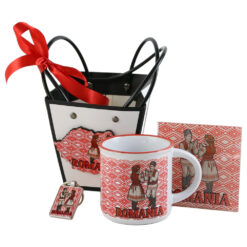 Set cadou "Romania", 4 piese, Dansatori populari