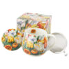Cana portelan cu infuzor metalic si capac 430 ml, "Tulipany", in cutie decorativa