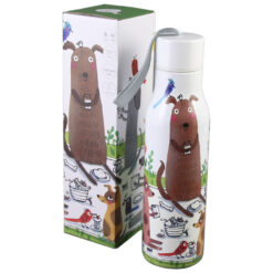 Sticla termos 500 ml, "Dogs World, Picnic", in cutie decorativa