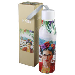 Sticla termos 500 ml, "Mexican Art Red", in cutie decorativa, Frida Kahlo