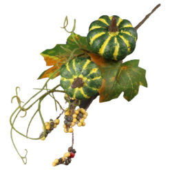 Pick decor toamna cu dovlecei verzi 33 CM