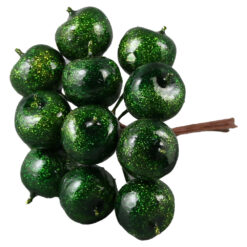 Set 12 pick decor mere verzi 11 CM