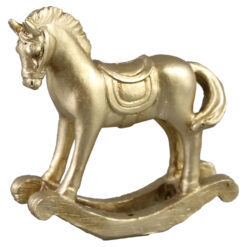 Cal balansoar din rasina aurie 9x10 CM