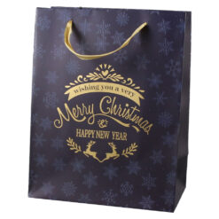 Punga cadou Craciun 18x23 CM, "Marry Christmas..."Fulgi de nea