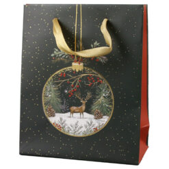 Punga cadou Craciun 11x14 CM, Glob cu ren