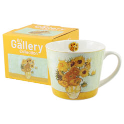 Cana portelan "Sunflowers" de V. van Gogh, 600 ml, in cutie decorativa