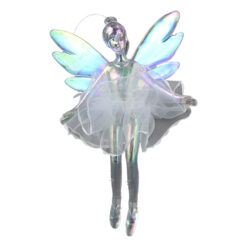 Ornament de brad Ingeras balerina din acril, 13 CM